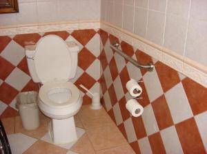 Accessible Bathroom by the Gym and Spa (and Pool)