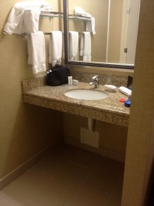 Wheel-Under Sink in Bathroom