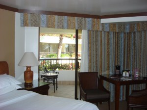 Interior of Room Facing Out One of the Balconies