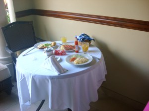 Breakfast on the Patio