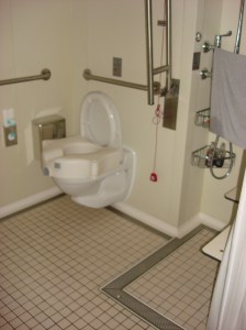 Toilet in Accessible Room on Norwegian Epic