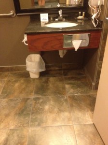 Clearance Under the Wheel-Under Sink