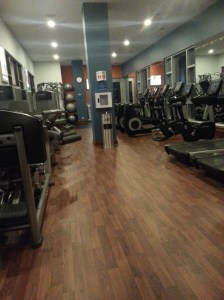 Nice Gym Area - No Modified Equipment for Wheelchair Users