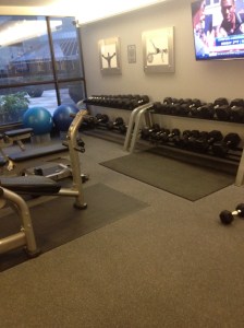 Free Weights - No other Accessible Equipment
