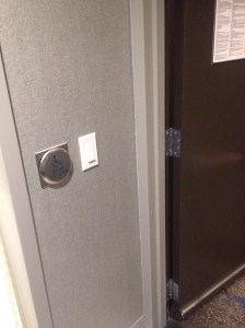 Button on Inside of Door