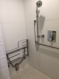Fold-Down Shower Bench